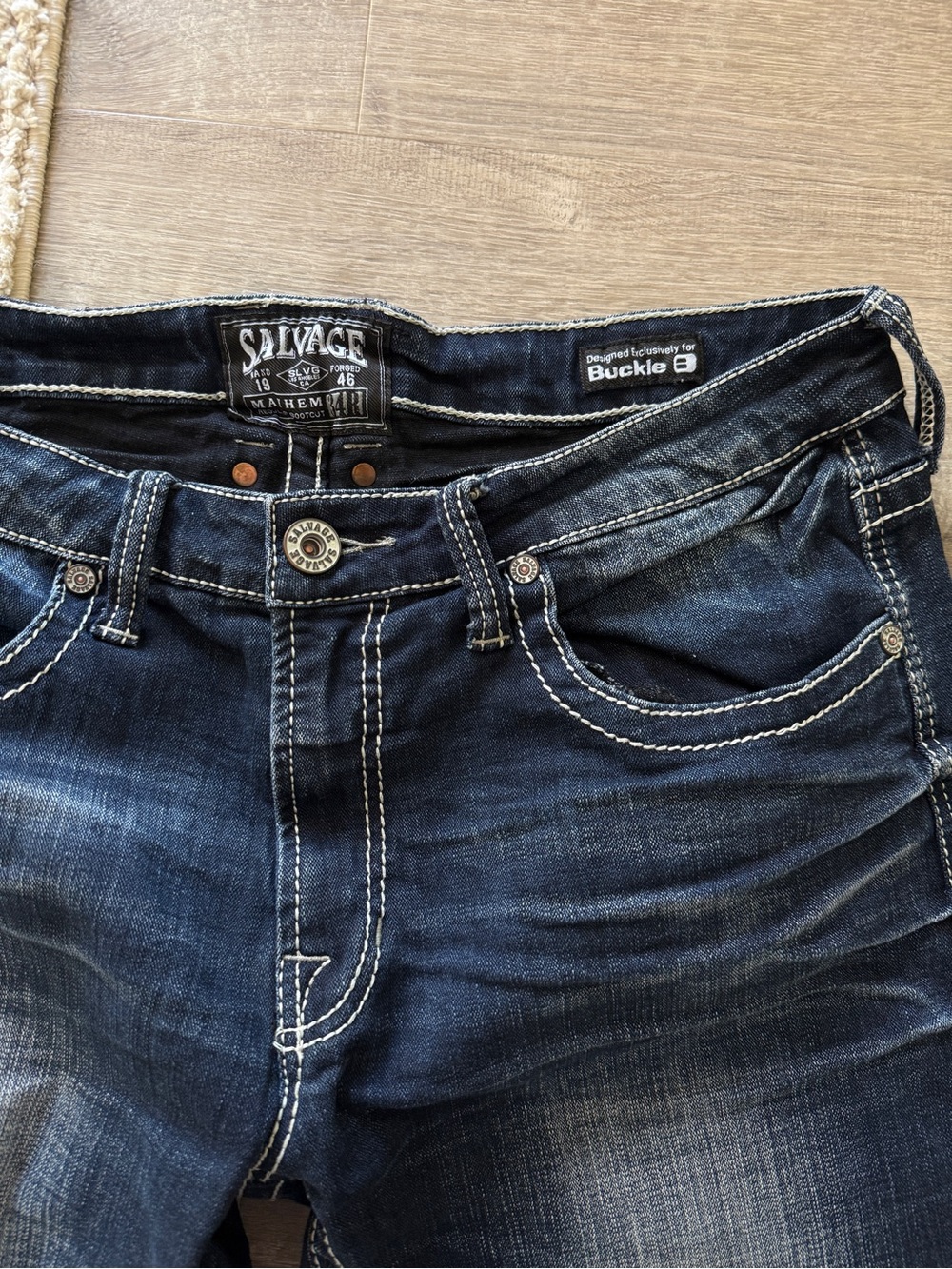 Salvage Mayhem Regular Boot Men’s Jeans - Picture 3 of 7